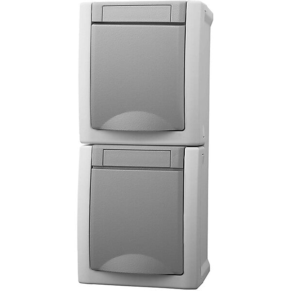 Panasonic Steckdose 2-fach senkrecht FR-AP IP54 90591086-DE